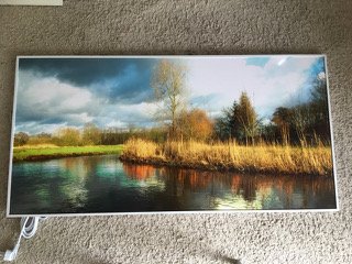 A beatiful landscape picture on an infrared panel.